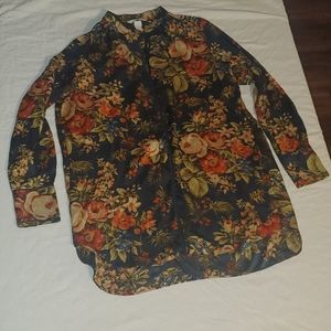 Women's Size 6 H&M Silk Tunic